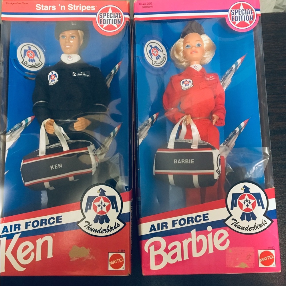 Barbie and Ken dolls